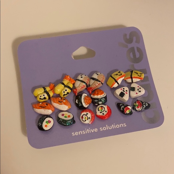 Claire's Other - NWT kids sushi earrings